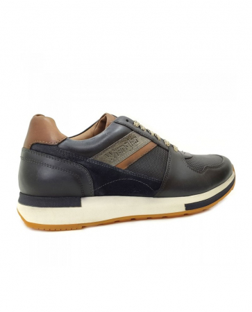 Pantofi piele sneaker WRANGLER NEIL bleumarin [2]