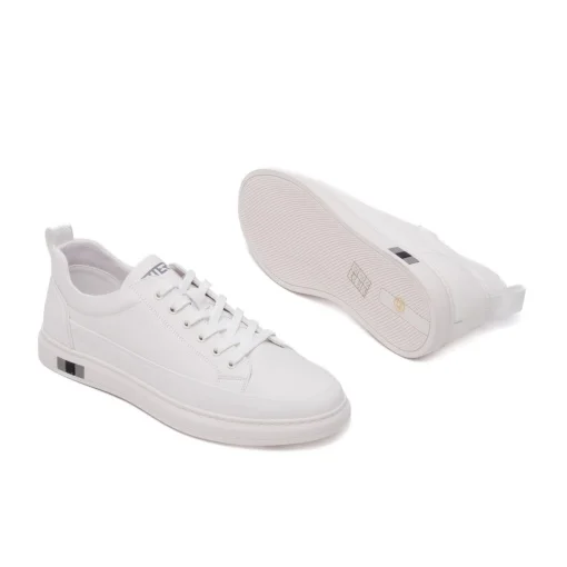 Pantofi piele sneaker barbati OTTER J2J220019B  alb [2]