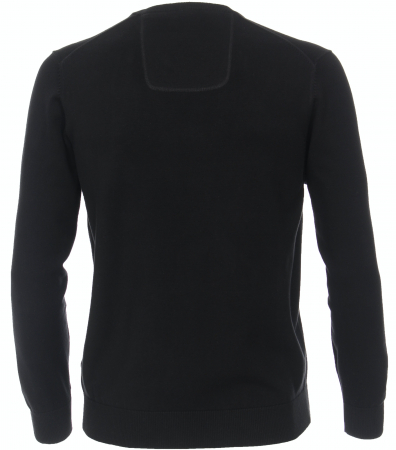 Pulover anchior bumbac Pima barbati CASA MODA 004430 negru [1]