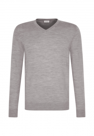 Pulovere - Pulover anchior merino barbati SEIDENSTICKER Shaped gri