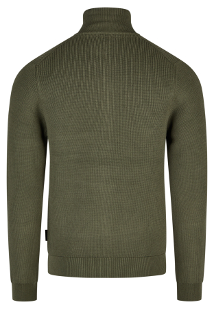 Pulover cardigan fermoar modal/bumbac barbati HECHTER kaki [1]