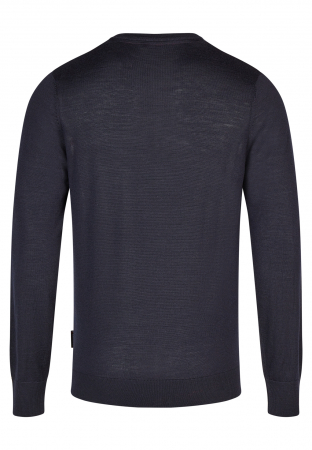 Pulover merino la baza gatului barbati HECHTER 65017-132812 bleumarin dungi [1]