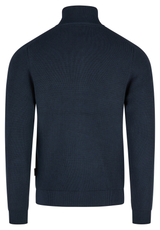 Pulover cardigan fermoar modal/bumbac barbati HECHTER bleumarin [1]