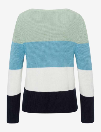 Pulover bumbac femei BRAX LESLEY 364008-90184500 albastru dungi [1]