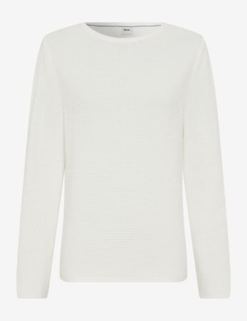 Articole femei - Pulover bumbac femei BRAX LESLEY 364058-90181300 alb