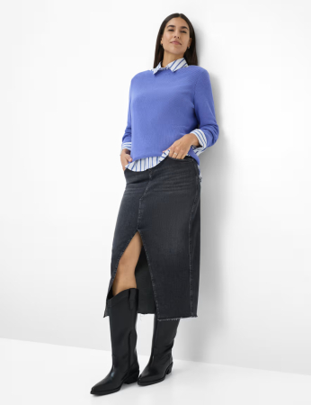 Pulover bumbac femei BRAX LESLEY 374038-90188500 mov [4]