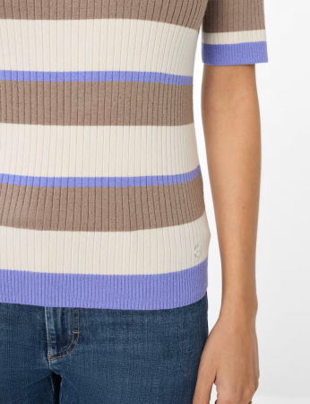 Pulover lana femei BRAX LYNN 375428-90191500 mov/bej dungi [6]