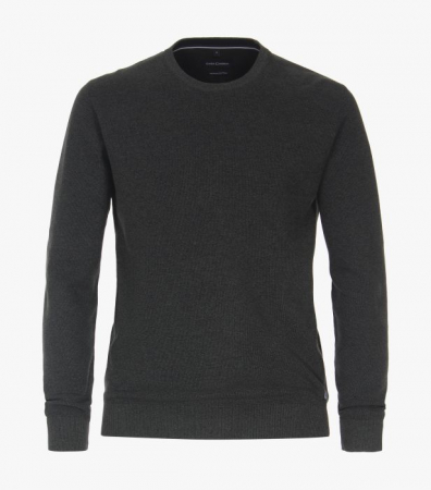 Pulovere - Pulover O Neck barbati CASA MODA verde inchis