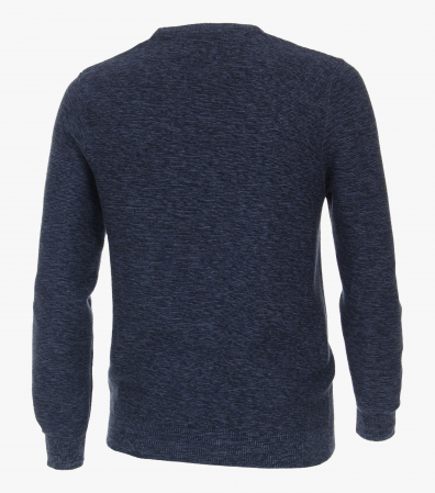 Pulover O Neck bumbac/casmir barbati CASA MODA bleumarin melanj [1]