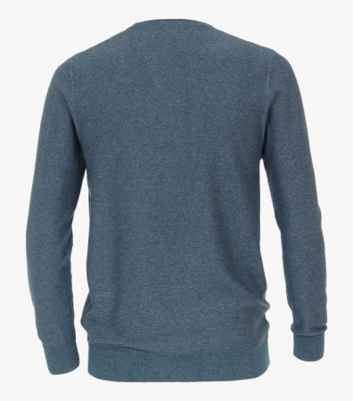 Pulover bumbac O-Neck barbati CASA MODA turcoaz [1]