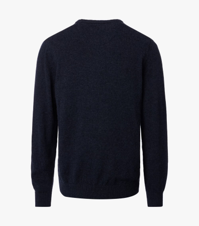 Pulover lana  O Neck barbati CASA MODA bleumarin [1]