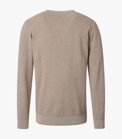 Pulover O Neck bumbac texturat barbati CASA MODA bej [1]