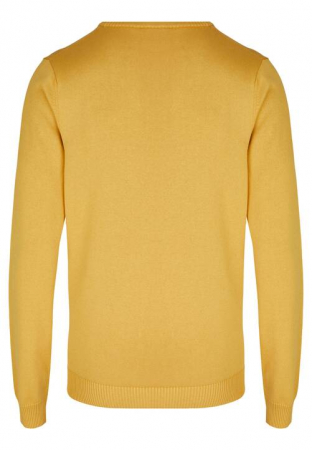 Pulover O-neck bumbac organic barbati DANIEL HECHTER auriu [1]