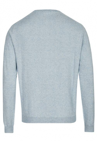 Pulover O-neck bumbac/in barbati DANIEL HECHTER bleu [1]