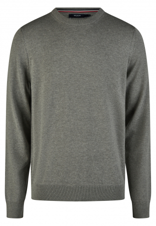 Pulovere - Pulover O Neck bumbac/modal barbati HECHTER 65003-142801 gri