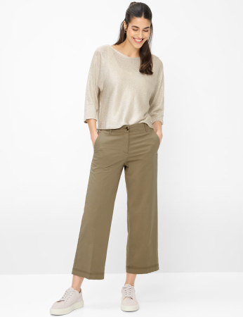 Pulover tricotat maneci 3/4 guker barca femei BRAX NALA crem [3]