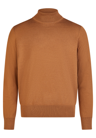 helanca & guler rulat - Pulover guler rulat modal/bumbac barbati HECHTER camel