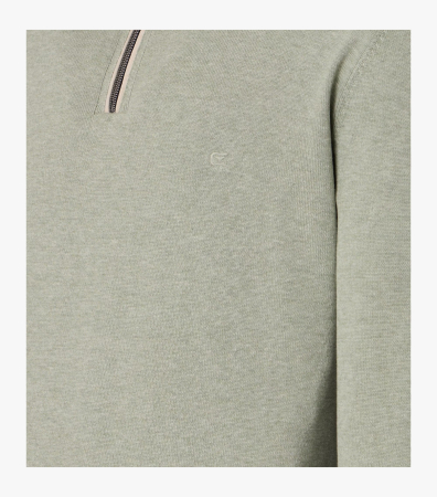 Pulover troyer fermoar 1/3 bumbac barbati CASA MODA 004410 vernil [3]