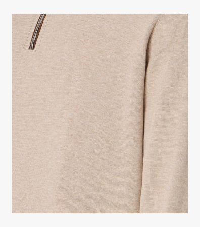 Pulover troyer fermoar 1/3 bumbac barbati CASA MODA 004410 bej [3]