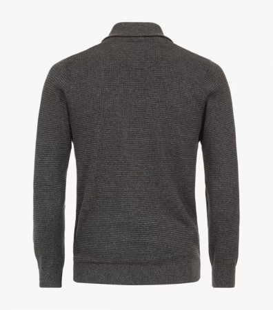 Pulover troyer bumbac barbati CASA MODA structurat gri [1]