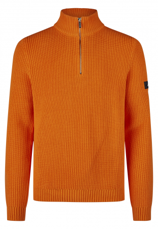 pulover troyer - Pulover troyer bumbac barbati HECHTER 65013-132811 portocaliu
