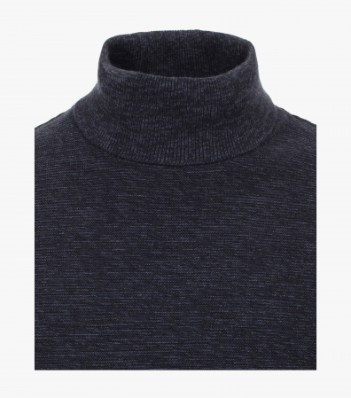 Pulover helanca bumbac/casmir barbati CASA MODA bleumarin melanj [2]