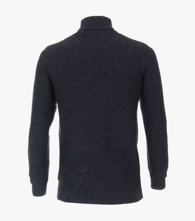 Pulover helanca bumbac/casmir barbati CASA MODA bleumarin melanj [1]