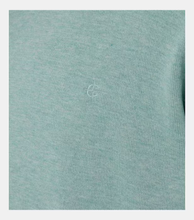 Pulover anchior bumbac Pima barbati CASA MODA 004430 verde deschis [3]