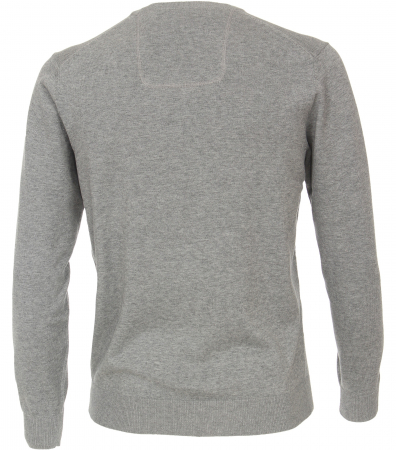 Pulover anchior bumbac Pima barbati CASA MODA 004430 argintiu [1]