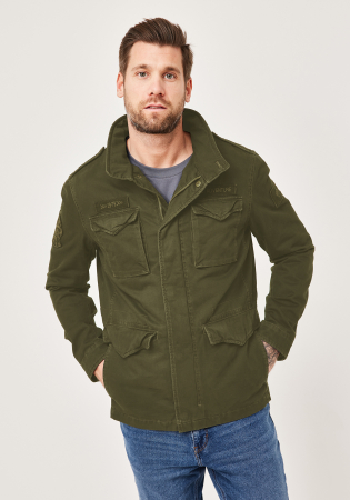 Jacheta bumbac stil militar barbati REDPOINT Burton kaki [1]