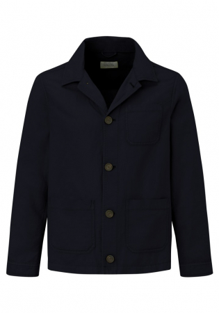 Camasi - Camasa overshirt in/bumbac barbati REDPOINT Grover bleumarin