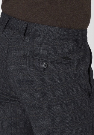 Pantaloni barbati REDPOINT Jasper antracit carouri [6]