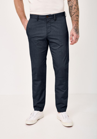 Pantaloni subtiri chino bumbac barbati REDPOINT Jasper bleumarin [2]
