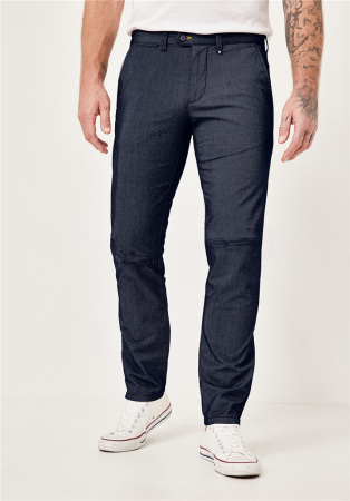 Pantaloni chino bumbac barbati REDPOINT Jasper Slim bleumarin [3]