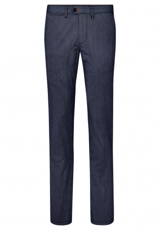pantaloni chino - Pantaloni chino bumbac barbati REDPOINT Jasper Slim bleumarin