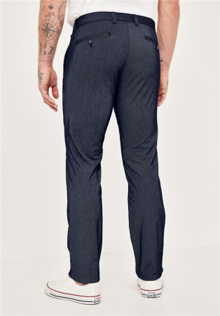 Pantaloni chino bumbac barbati REDPOINT Jasper Slim bleumarin [4]