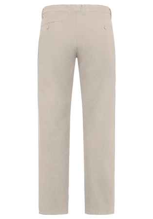 Pantaloni chino bumbac/in barbati REDPOINT Jasper bej [6]