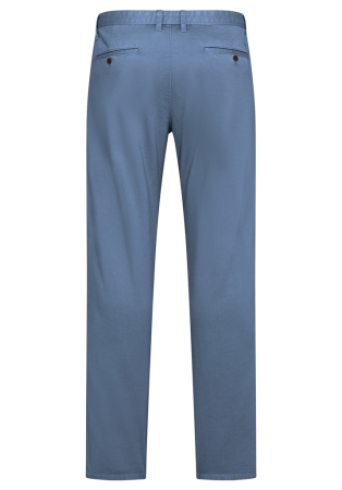 Pantaloni chino subtiri barbati REDPOINT Jasper Slim albastru deschis [5]