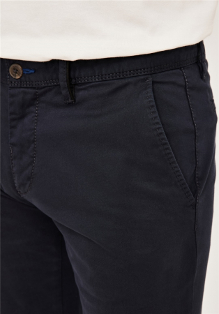 Pantaloni chino bumbac barbati REDPOINT Modern Jasper bleumarin [4]
