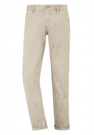 Pantaloni - Pantaloni barbati 5 buzunare REDPOINT Milton bej Modern Fit