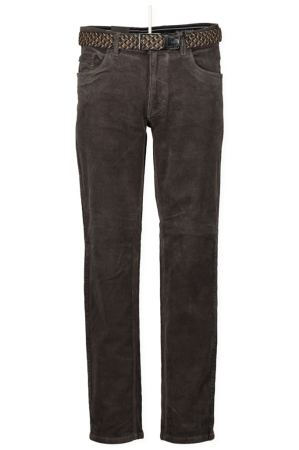 pantaloni 5 buzunare - Pantaloni velur 5buzunare bumbac barbati REDPOINT Milton gri