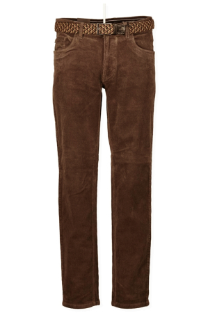 pantaloni 5 buzunare - Pantaloni velur 5buzunare bumbac barbati REDPOINT Milton camel