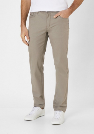 Pantaloni subtiri bumbac 5 buzunare barbati REDPOINT Milton bej [1]