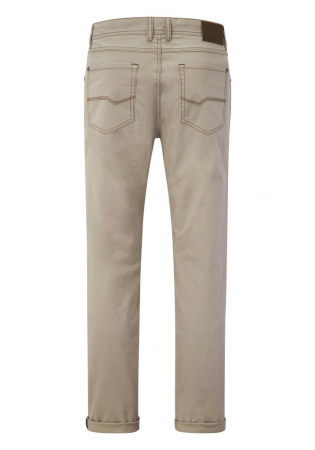 Pantaloni subtiri bumbac 5 buzunare barbati REDPOINT Milton bej [6]