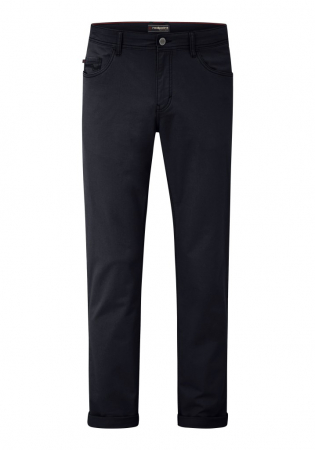 pantaloni 5 buzunare - Pantaloni subtiri bumbac 5 buzunare barbati REDPOINT Milton bleumarin