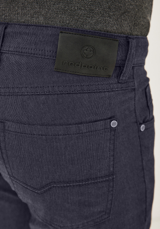 Pantaloni 5 buzunare bumbac barbati REDPOINT Milton beumarin pepit [5]