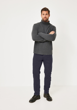 Pantaloni 5 buzunare bumbac barbati REDPOINT Milton beumarin pepit [6]