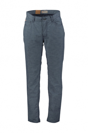 pantaloni 5 buzunare - Pantaloni subtiri bumbac 5 buzunare barbati REDPOINT Milton albastru