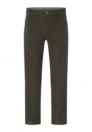 Pantaloni - Pantaloni 5 buzunare barbati REDPOINT Milton oliv inchis