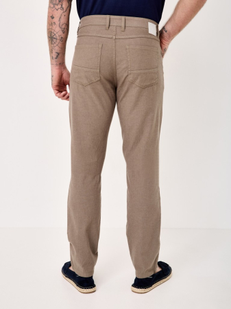 Pantaloni bumbac/in 5 buzunare barbati REDPOINT Milton bej [3]